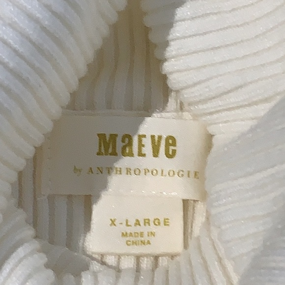 Anthropologie. Maeve Parker Ribbed Turtleneck - Picture 4 of 8